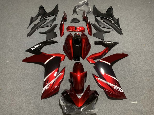 Acquista Carena Moto Yamaha YZF R3/R25 2019-2021 - Rosso Bianco Nero Lucido