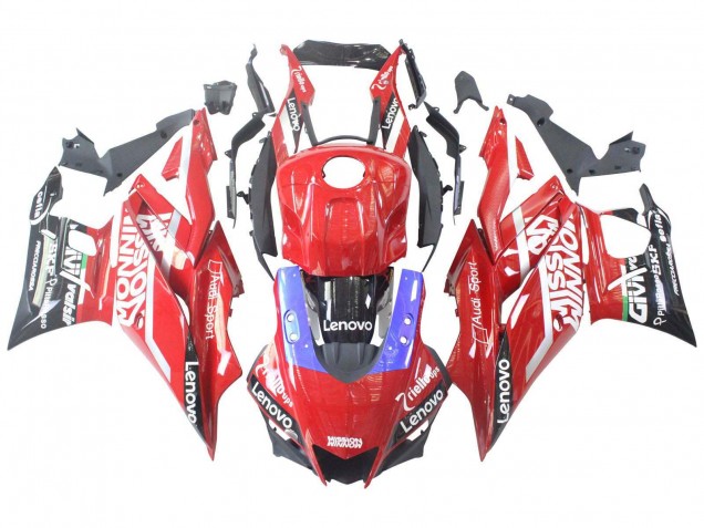 Acquista Carena Moto Yamaha YZF R3/R25 2019-2021 - Rosso Viola Nero Valsir Lenovo