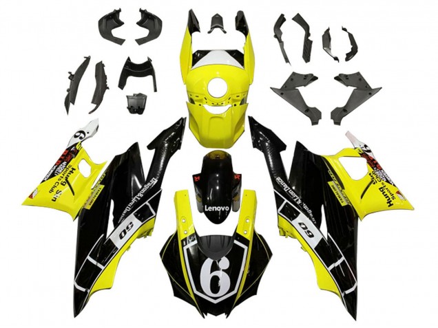 Acquista Carena Moto Yamaha YZF R3/R25 2019-2021 - Giallo Bianco Nero Lucido Lenovo 6