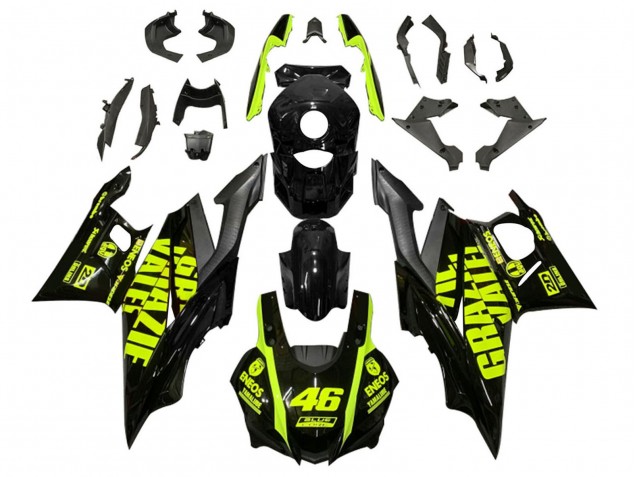 Acquista Carena Moto Yamaha YZF R3/R25 2019-2021 - Nero Neon Giallo 46