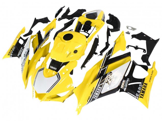 Acquista Carena Moto Yamaha YZF R3/R25 2019-2021 - Giallo Bianco Nero Banda