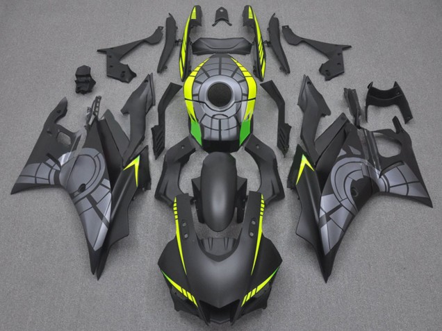 Acquista Carena Moto Yamaha YZF R3/R25 2022-2024 - Nero Opaco Grigio Giallo Verde