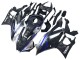 Acquista Carena Moto Yamaha YZF R3/R25 2022-2024 - Marmo Nero Argento Blu Forgiato Fibra di Carbonio Stile