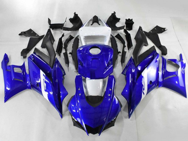 Acquista Carena Moto Yamaha YZF R3/R25 2022-2024 - Blu Bianco Nero Opaco