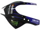 Acquista Carena Moto Yamaha YZF R3/R25 2022-2024 - Blu Verde Nero Mostro Yamalube ENEOS