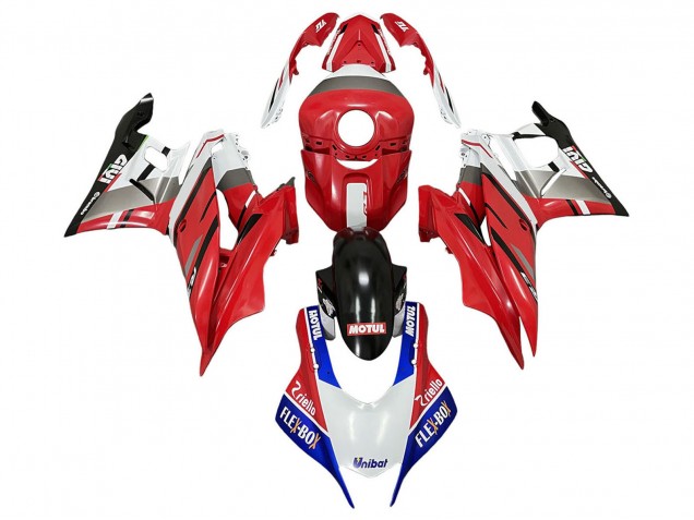 Acquista Carena Moto Yamaha YZF R3/R25 2022-2024 - Bianco Rosso Blu Nero Motul Flex Box Givi Unubat