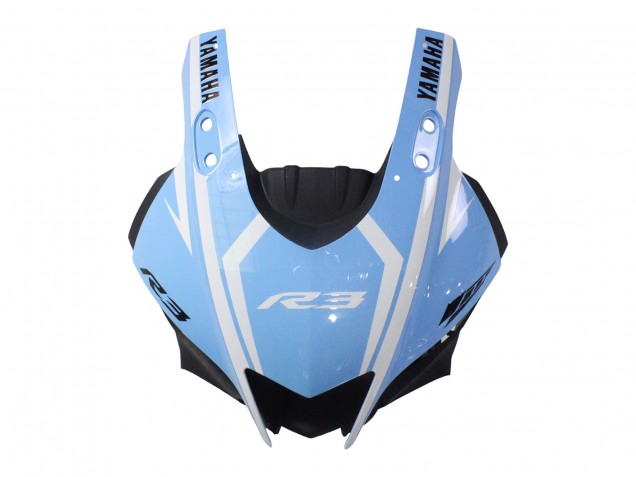 Acquista Carena Moto Yamaha YZF R3/R25 2022-2024 - Bianco Azzurro Chiaro