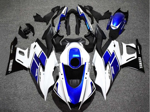 Acquista Carena Moto Yamaha YZF R3/R25 2022-2024 - Bianco Blu Nero Lucido Yamalube