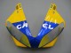 Acquista Carena Moto Yamaha YZF 1000 R1 2000-2001 - Bianco Giallo Blu Motul Cammello