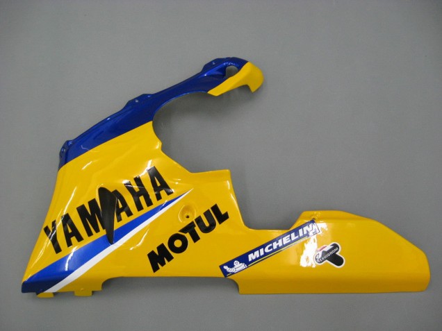 Acquista Carena Moto Yamaha YZF 1000 R1 2000-2001 - Bianco Giallo Blu Motul Cammello