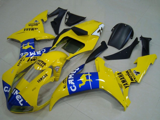 Acquista Carena Moto Yamaha YZF R1 2002-2003 - Giallo Blu Cammello Motul