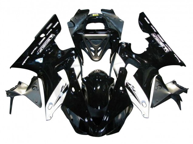 Acquista Carena Moto Yamaha YZF 1000 R1 2000-2001 - Nero Lucido Bianco Michelin