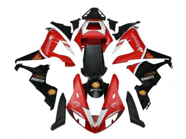 Acquista Carena Moto Yamaha YZF 1000 R1 2002-2003 - Rosso Argento Nero Santander