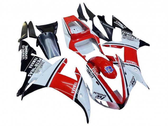 Acquista Carena Moto Yamaha YZF 1000 R1 2002-2003 - Bianco Rosso Nero Petronas