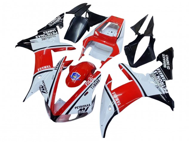 Acquista Carena Moto Yamaha YZF 1000 R1 2002-2003 - Bianco Rosso Nero Petronas