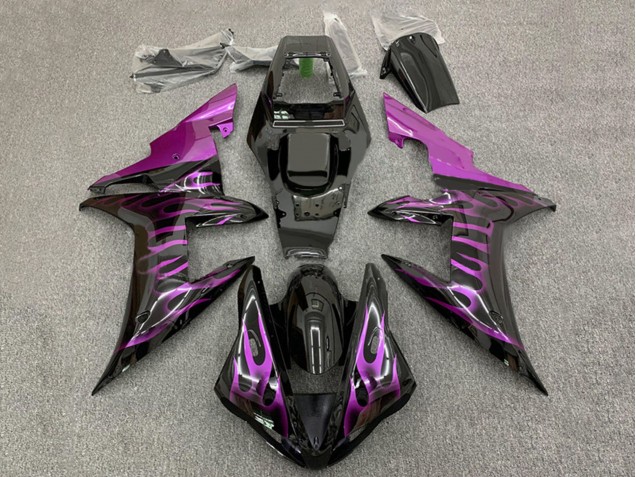 Acquista Carena Moto Yamaha YZF 1000 R1 2002-2003 - Nero Lucido Viola Fiamma