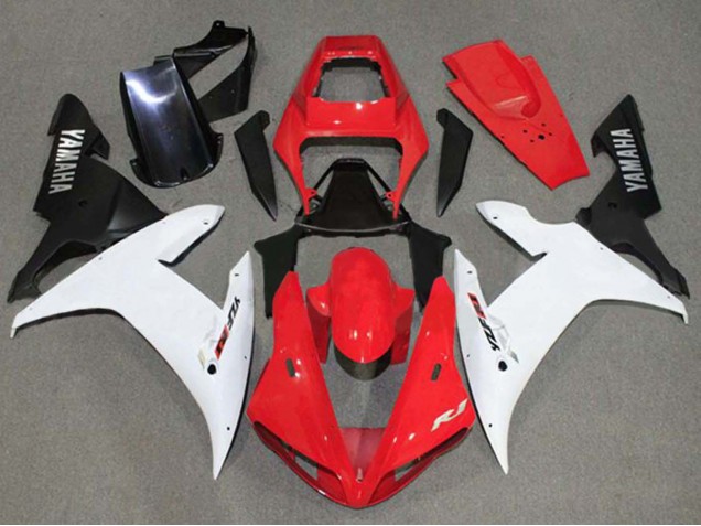 Acquista Carena Moto Yamaha YZF 1000 R1 2002-2003 - Rosso Bianco Nero