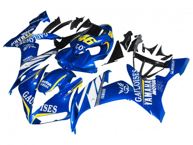 Acquista Carena Moto Yamaha YZF 1000 R1 2004-2006 - Blu Bianco Giallo Motul Gauloises 46