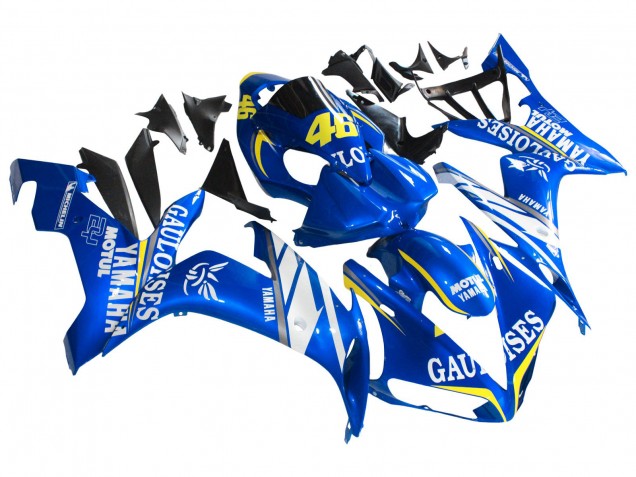Acquista Carena Moto Yamaha YZF 1000 R1 2004-2006 - Blu Bianco Giallo Motul Gauloises 46