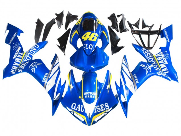 Acquista Carena Moto Yamaha YZF 1000 R1 2004-2006 - Blu Bianco Giallo Motul Gauloises 46