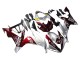 Acquista Carena Moto Yamaha YZF 1000 R1 2004-2006 - Argento Rosso Fortuna Motul