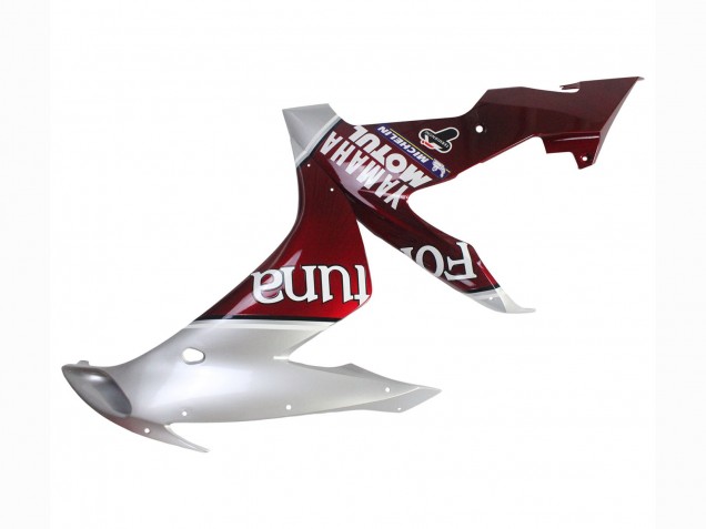 Acquista Carena Moto Yamaha YZF 1000 R1 2004-2006 - Argento Rosso Fortuna Motul