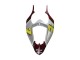 Acquista Carena Moto Yamaha YZF 1000 R1 2004-2006 - Argento Rosso Fortuna Motul