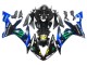 Acquista Carena Moto Yamaha YZF 1000 R1 2004-2006 - Blu Nero Giallo Verde Mostro Yamalube ENEOS 69