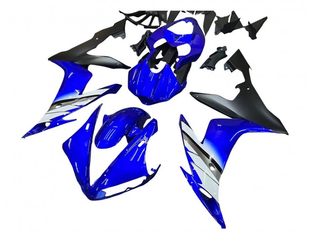 Acquista Carena Moto Yamaha YZF 1000 R1 2004-2006 - Blu Bianco Nero Opaco