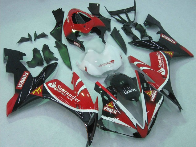 Acquista Carena Moto Yamaha YZF 1000 R1 2004-2006 - Rosso Bianco Nero Verde Volvo Jika Fimer Santander
