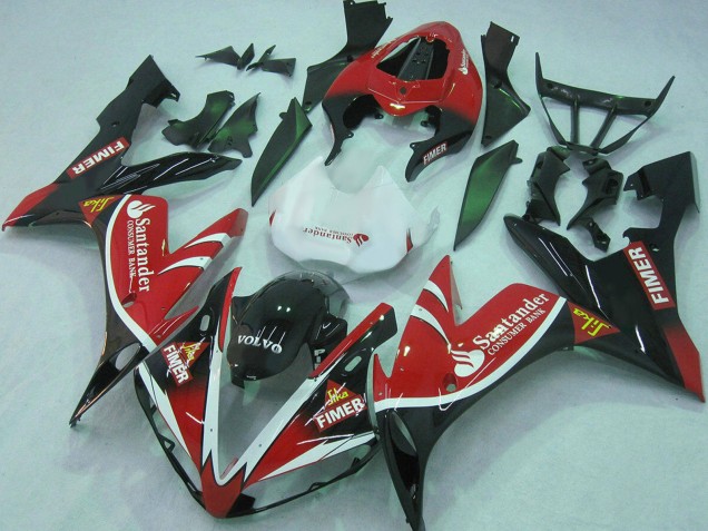 Acquista Carena Moto Yamaha YZF 1000 R1 2004-2006 - Rosso Bianco Nero Verde Volvo Jika Fimer Santander
