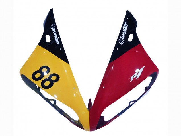 Acquista Carena Moto Yamaha YZF 1000 R1 2004-2006 - Giallo Rosso Bianco Nero YSP 88