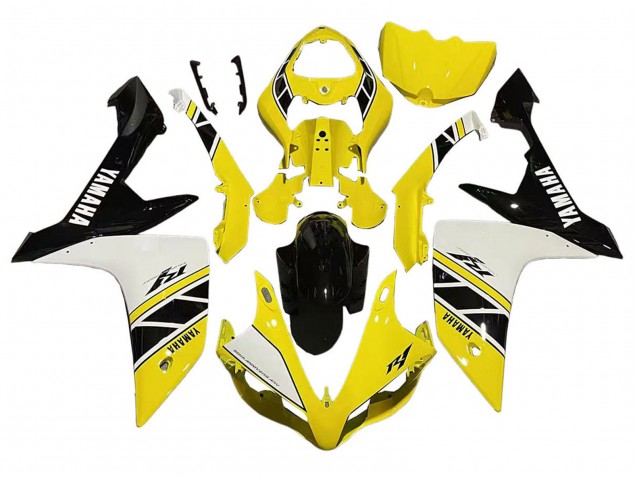 Acquista Carena Moto Yamaha YZF 1000 R1 2007-2008 - Giallo Bianco Nero