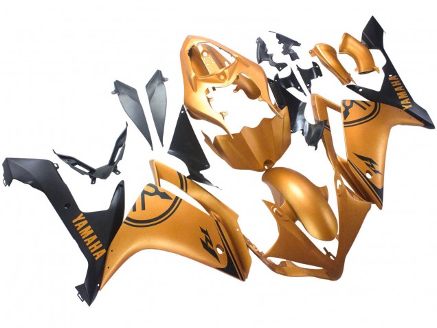 Acquista Carena Moto Yamaha YZF 1000 R1 2007-2008 - Oro Nero