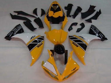 Acquista Carena Moto Yamaha YZF 1000 R1 2007-2008 - Giallo Bianco Nero
