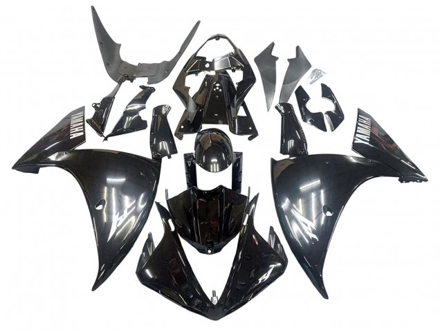 Acquista Carena Moto Yamaha YZF 1000 R1 2009-2011 - Nero Lucido Bianco Decal