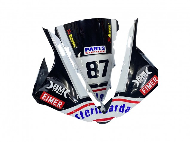 Acquista Carena Moto Yamaha YZF 1000 R1 2012-2014 - Nero Lucido Bianco Rosso Fimer Yamalube Sterilgarda 87