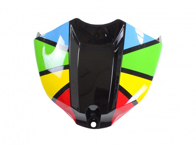 Acquista Carena Moto Yamaha YZF 1000 R1 2012-2014 - Nero Lucido Giallo Verde Blu Rosso Ruota dei Colori