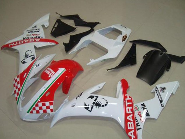 Acquista Carena Moto Yamaha YZF R1 2002-2003 - Bianco Rosso Verde Abarth Motul Michelin