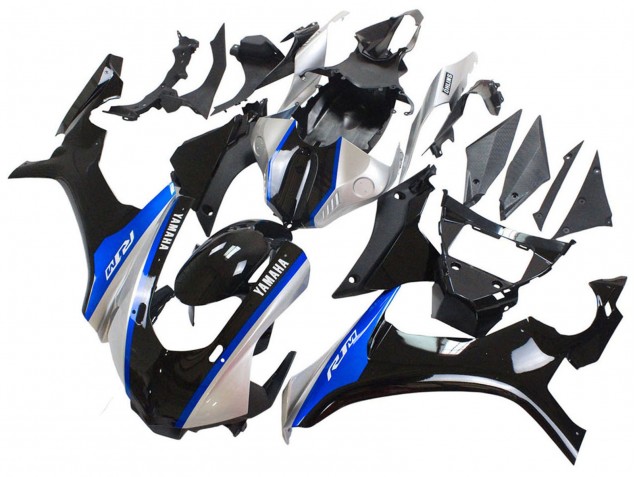 Acquista Carena Moto Yamaha YZF 1000 R1 2015-2019 - Argento Blu Nero Lucido
