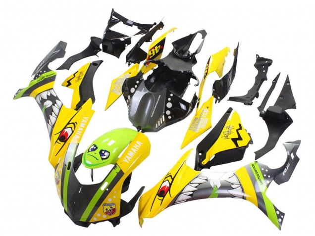 Acquista Carena Moto Yamaha YZF 1000 R1 2015-2019 - Giallo Verde Squalo