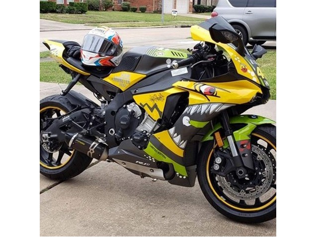 Acquista Carena Moto Yamaha YZF 1000 R1 2015-2019 - Giallo Verde Squalo