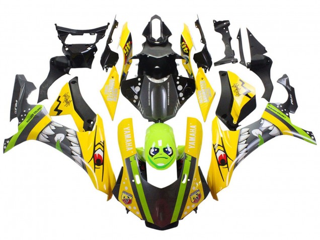 Acquista Carena Moto Yamaha YZF 1000 R1 2015-2019 - Giallo Verde Squalo