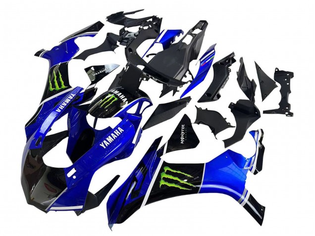 Acquista Carena Moto Yamaha YZF 1000 R1 2015-2019 - Blu Nero Lucido Verde Mostro