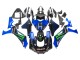 Acquista Carena Moto Yamaha YZF 1000 R1 2020-2025 - Blu Nero Verde Nero ENEOS Mostro