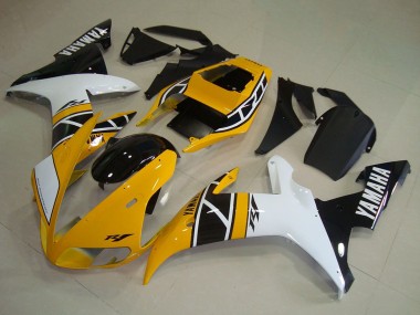 Acquista Carena Moto Yamaha YZF R1 2002-2003 - Giallo Bianco Nero Anniversary