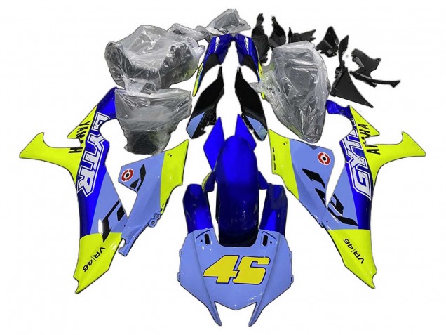 Acquista Carena Moto Yamaha YZF 1000 R1 2020-2025 - Blu Giallo GYTR 46