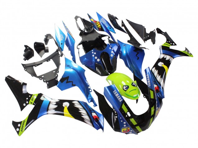 Acquista Carena Moto Yamaha YZF 1000 R1 2020-2025 - Blu Verde Nero Squalo