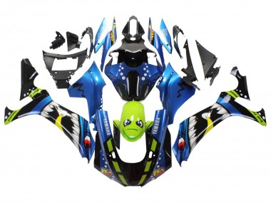 Acquista Carena Moto Yamaha YZF 1000 R1 2020-2025 - Blu Verde Nero Squalo