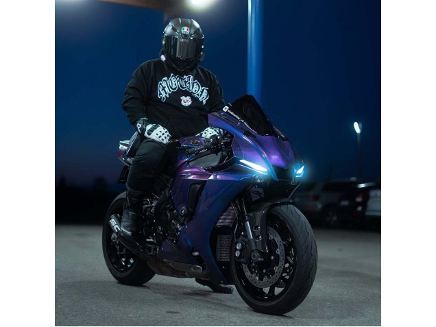 Acquista Carena Moto Yamaha YZF 1000 R1 2020-2025 - Pendenza Blu Viola